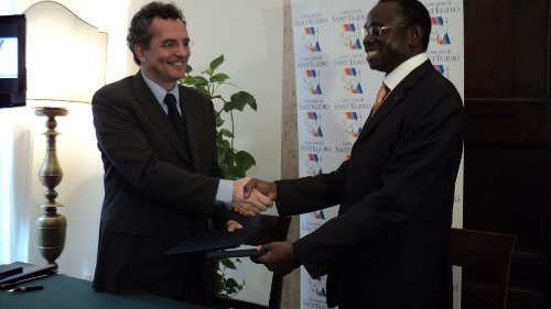 Le Ministre Clément SAWADOGO en visite à Rome