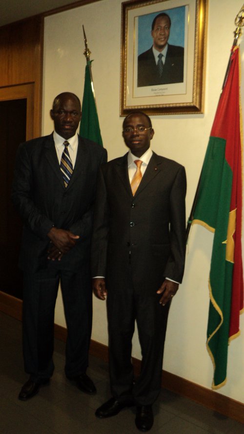 Le Ministre Clément SAWADOGO en visite à Rome