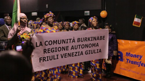 Célébration du 52ème anniversaire de la fête de l'indépendance du Burkina Faso en Italie