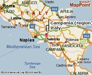 Map Naples